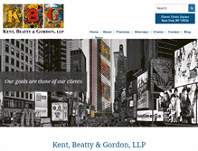 Tablet Screenshot of kbg-law.com